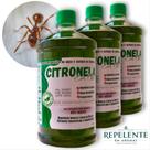 Citronela - Repelente de Citronela Concentrado - 3 x 1 Litro rende 600 L de Repelente de Ambientes