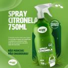 Citronela Spray Repelente Insetos 750ml Cães Cavalos Equinos Natural