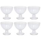 Cj 06 Taças de Sobremesa de Cristal Bangkok 260ml Wolff