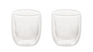 CJ 2 COPOS P/CAFE DUPLA PAREDE DE VIDRO BOROSSILICATO 100ml
