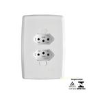 CJ 2 Tom Fixa Emb Bip 2P+T 10a 250v - Safira