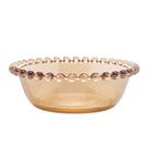 Cj. 3 Bowls de Cristal Pearl Bolinha Ambar 14 x 5cm Wolff Cj. 3 Bowls de Cristal Pearl Bolinha Ambar 14 x 5cm Wolff