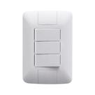 Cj 3 inter. simples 6a8250v aria (para compor kit) Cj 3 inter. simples 6a8250v aria (para compor kit)