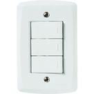 Cj. 3 Interruptor Simples 10a/250v Lux2 - TRAMONTINA