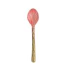 Cj.4 Colheres p/Cafe de Aluminio Alcachofra Rosa 13cm Cj.4 Colheres p/Cafe de Aluminio Alcachofra Rosa 13cm
