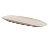 Cj 4 travessas oval rasa g orga latte 36x13 cm porto brasil