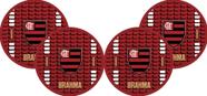 Cj. 4pçs porta copos - brahma - flamengo - Globimport
