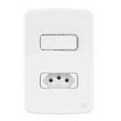 Cj 4x2 1 Inter Simples 1 Tomada 2P+T 20A Branco Composé WEG