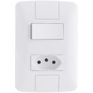 Cj 4x2 1 Interruptor e 1 Tomada 2P+T 10A 250V Tramontina