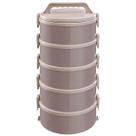 Cj 5 Marmitas Térmicas 25 Pratos Térmicos 1,8L Cappuccino Simonaggio Treviso