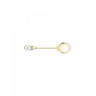 Cj 6 Colheres de Café de Zamac Crystal Dourado 11cm - Wolff Cj 6 Colheres de Café de Zamac Crystal Dourado 11cm - Wolff
