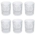 CJ 6 Copos Baixos Cristal Palm Tree 340ml - Wolff CJ 6 Copos Baixos Cristal Palm Tree 340ml - Wolff