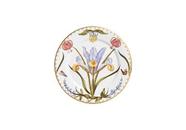 Cj. 6 Pratos Sobremesa Ceramica Jardins 20cm Scalla