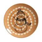 CJ 6 PRATOS SOBREMESA COUP GINGER SNOWMAN NATAL 1ª LINHA
