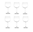 CJ 6 TACAS CRISTAL BOHEMIA P/GIN GASTRO/COLIBRI 570ml