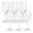 CJ 6 Taças Cristal Ecologico Livre de Chumbo P/Agua Columba 650ml CJ 6 Taças Cristal Ecologico Livre de Chumbo P/Agua Columba 650ml