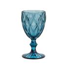 Cj 6 Taças de Vidro Diamond Azul 325ml Lyor Cj 6 Taças de Vidro Diamond Azul 325ml Lyor