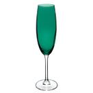 Cj.6 Taças em Cristal p/Champagne Gastro Verde Escura 220ml
