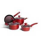 Cj. de Panelas 4Pçs Ceramic Life Optima C/Ind Brinox 4799190