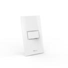 Cj Interruptor Bipolar 4x2 Branco - Beleze