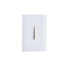 Cj interruptor paralelo vertical com suporte 4x2 dicompel novara branco gold dnv12003brgd