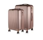 Cj Malas ABS 2 Peças P e M com Rodas 360 - AeroMalas Ouro Preto