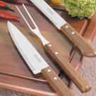 Cj p/churrasco 3 pc cabo madeira martinazzo