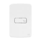 CJ Pulsador Campainha 10A 250V Placa 4X2 Compose Weg