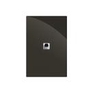 Cj rj11 vertical recta chocolate gloss brilhante