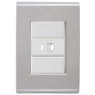 Cj Tomada Rj45 Rj 45 Ethernet Liz Fendi Tramontina Completo Pronto Tramontina