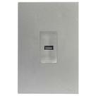 Cj usb vertical 4x2 recta prata satin fosco