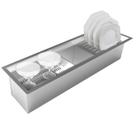 CL65 Calha Umida de Embutir Em Inox 65cm com 4 modulos CL65 Calha Umida de Embutir Em Inox 65cm com 4 modulos