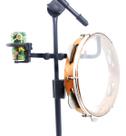 Clamp De Pedestal Descanço Para Percussão + Porta Copo C5ask
