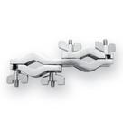 Clamp Duplo para Bateria SC-BGC Duas Vias Hastes 1-2 Polegada Cromado Gibraltar Clamp Duplo para Bateria SC-BGC Duas Vias Hastes 1-2 Polegada Cromado Gibraltar