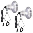 Clamp Lamp Light Socket Simple Deluxe com refletor de alumínio de 14 cm