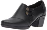 Clarks Mocassim Feminino Emslie Warren Couro Preto 37 BR