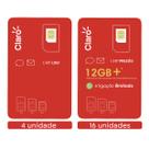 CLARO Chip Kit 20 unidades 4 com recarga e 16 sem recarga
