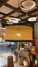 Classic Pendente 1366 Palha Sextavada P4523 P/1 Lamp E27