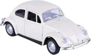 Clássico 1967 Volkswagen Vw Classic Beetle Bug Vintage 1/32 Escala Diecast Metal Pull Back Modelo de Brinquedo para Presente/Crianças (Bege)