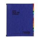 Classificador de arquivos de mesa Pendaflex Daily A-Z Indexing Midnight Blue
