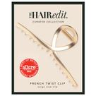 Claw Clip The Hair Edit French Twist Large Gold Metal Loop