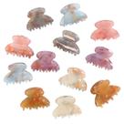 Claw Jaw Clips Molans, 12 peças pequenas para cabelos finos, lantejoulas