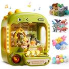 Claw Machine Vanvimen Dinosaur para crianças com moedas e contagem regressiva
