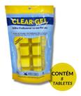 clear gel brilho profissional em sua piscina contem 8 unid. - maresias