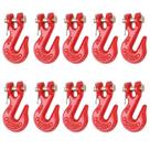 Clevis Grab Hook Lechansen G80 1/4 3300 libras de carga de trabalho, pacote com 10