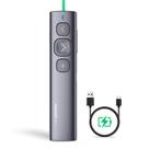 Clicker de apresentação sem fio Norwii N95, ponteiro verde, USB-A
