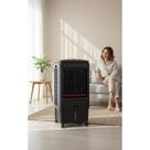 Climatizador Ar Portátil 18L Umidifica e Ventila - PRETO