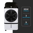 Climatizador de Ar Evaporativo Portátil Ventisol CLI09 ,9L , Silencioso co Reservatório para Gelo, Filtro Colmeia