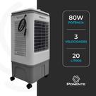 Climatizador Portátil 20L Ponente CLIP20 80W