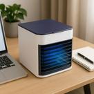 Climatizador Portátil Mini Ar Condicionado Umidificador Purificador Ventilador Aquecedor Refresca